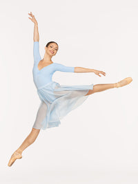 エレベ ダンスウェア シフォン・リハーサル・スカート Eleve Dancewear Chiffon Rehearsal Skirt True Blue RTW