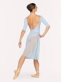 エレベ ダンスウェア シフォン・リハーサル・スカート Eleve Dancewear Chiffon Rehearsal Skirt True Blue RTW