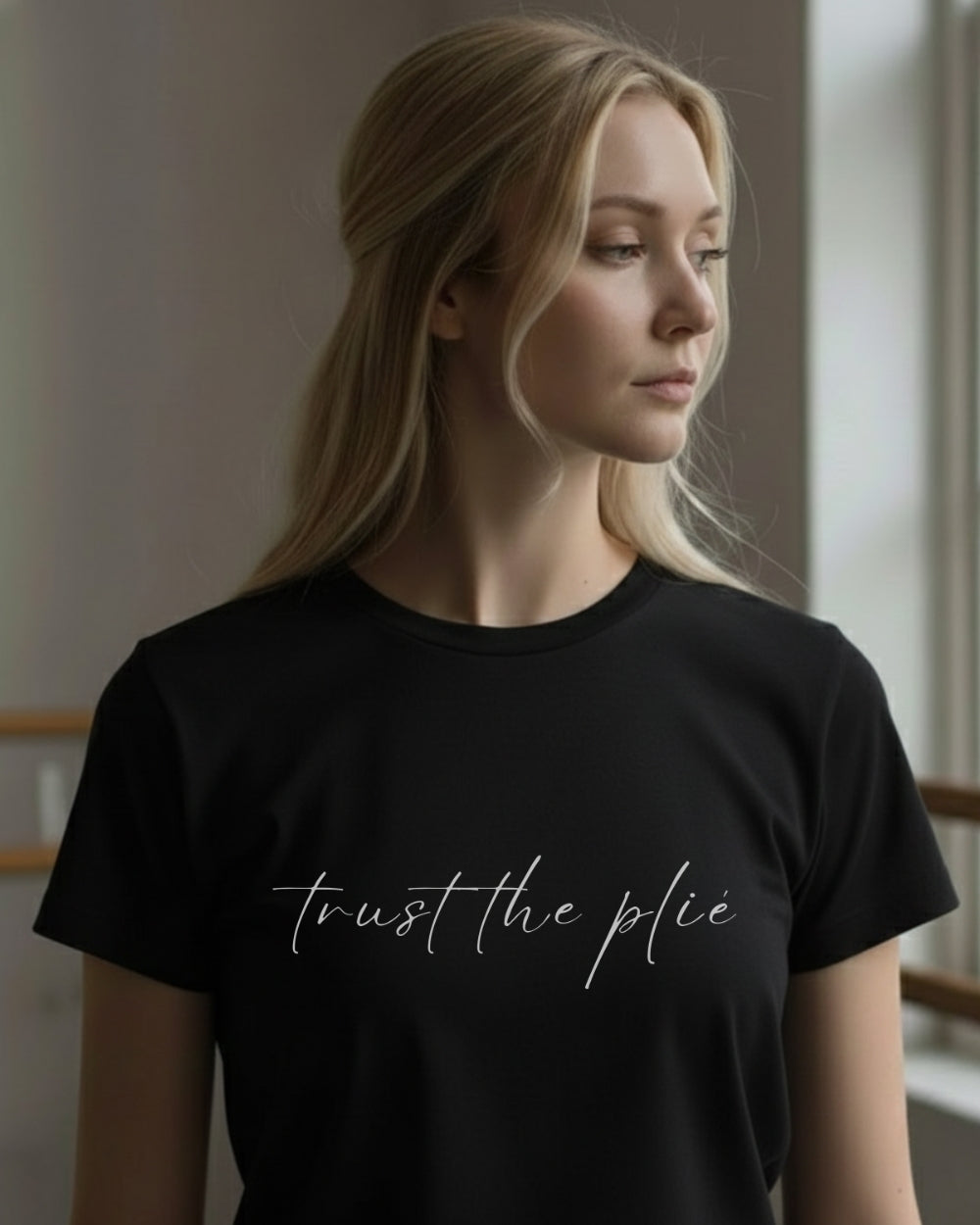 オーレント バレエ Tシャツ｜トラスト・ザ・プリエ aurent.｜trust the plié（Black）