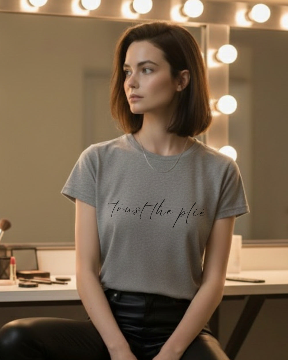 オーレント バレエ Tシャツ｜トラスト・ザ・プリエ aurent.｜trust the plié（Athletic Heather）