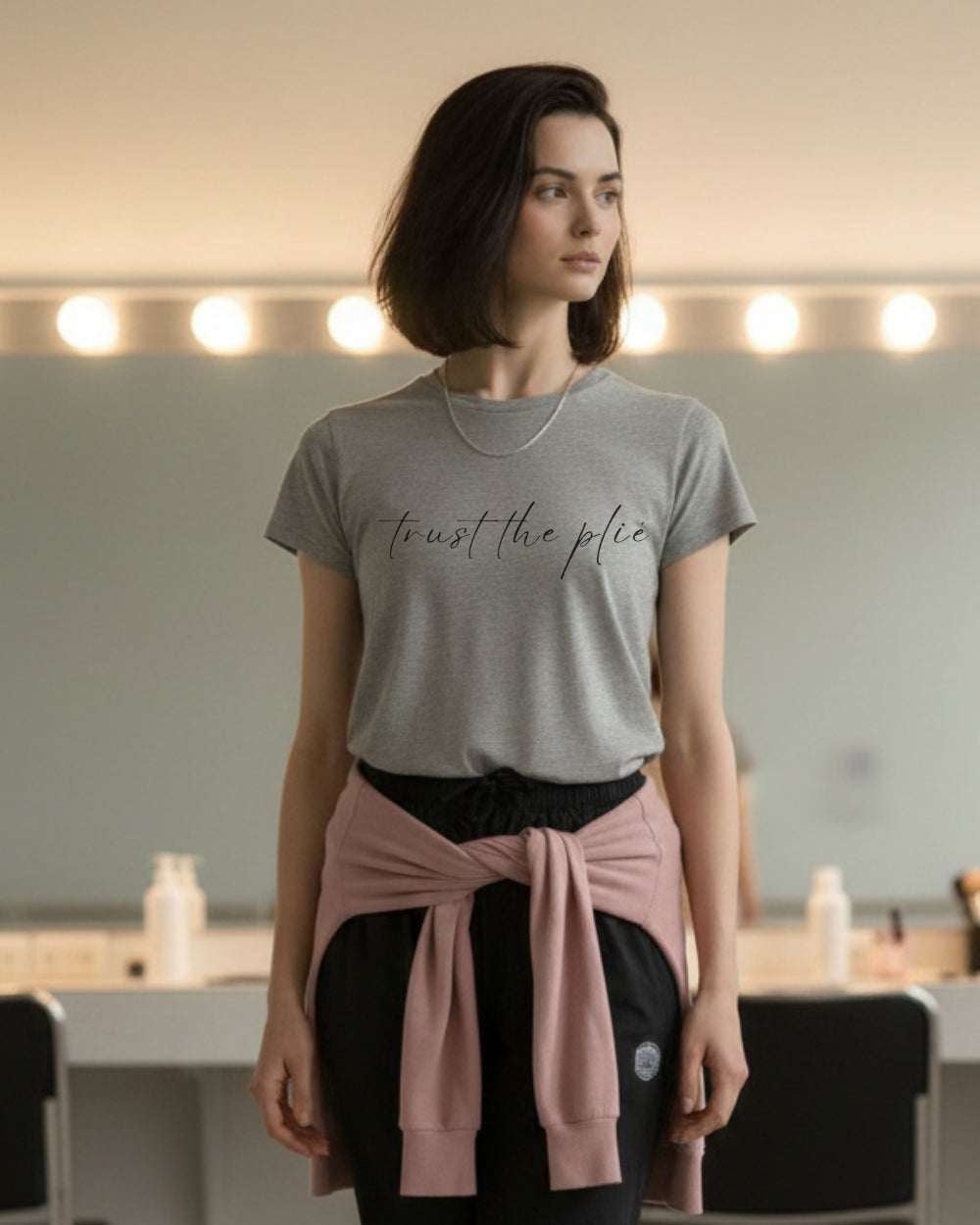 オーレント バレエ Tシャツ｜トラスト・ザ・プリエ aurent.｜trust the plié（Athletic Heather）