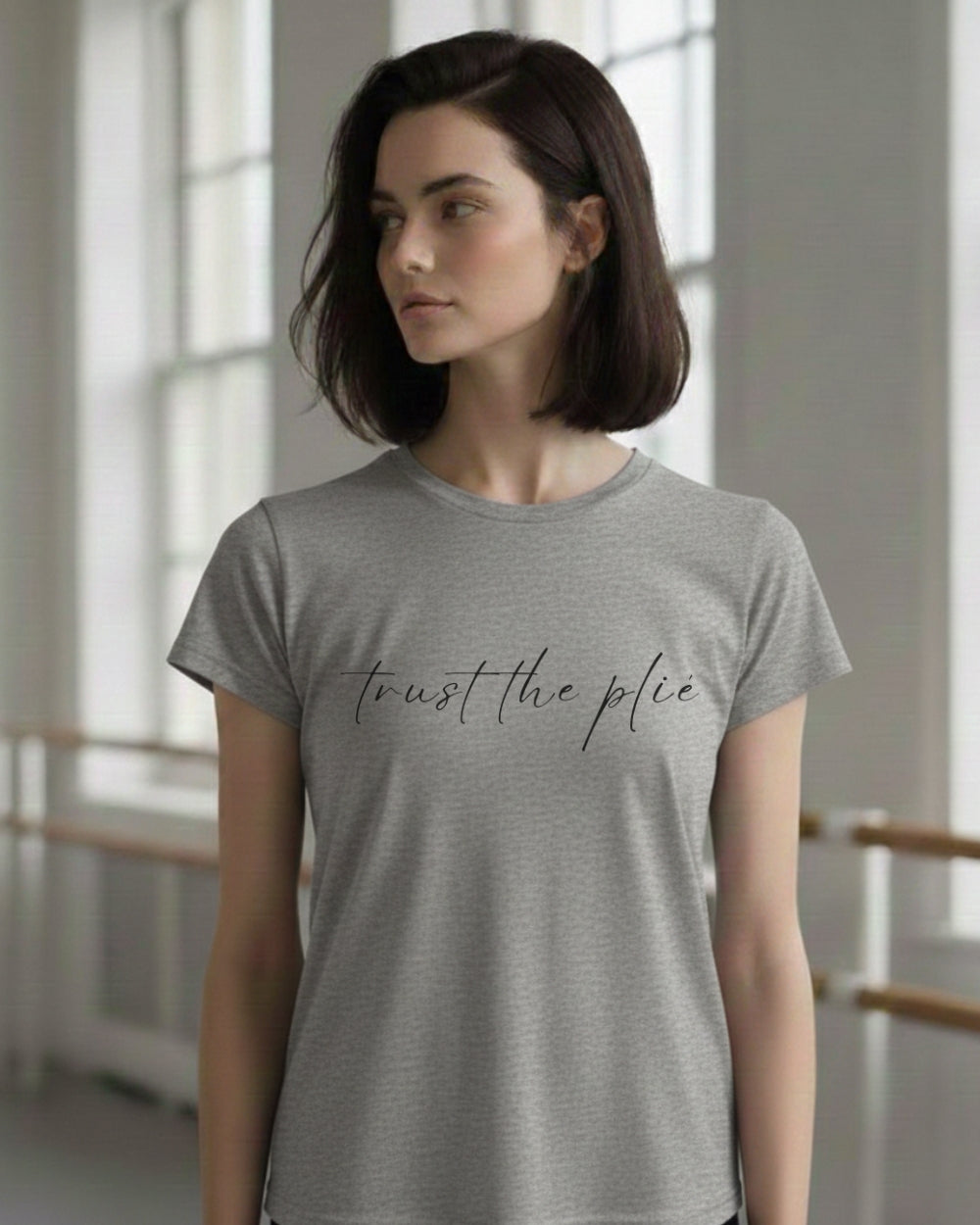 オーレント バレエ Tシャツ｜トラスト・ザ・プリエ aurent.｜trust the plié（Athletic Heather）