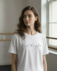 オーレント バレエ Tシャツ｜トラスト・ザ・プリエ aurent.｜trust the plié（White）