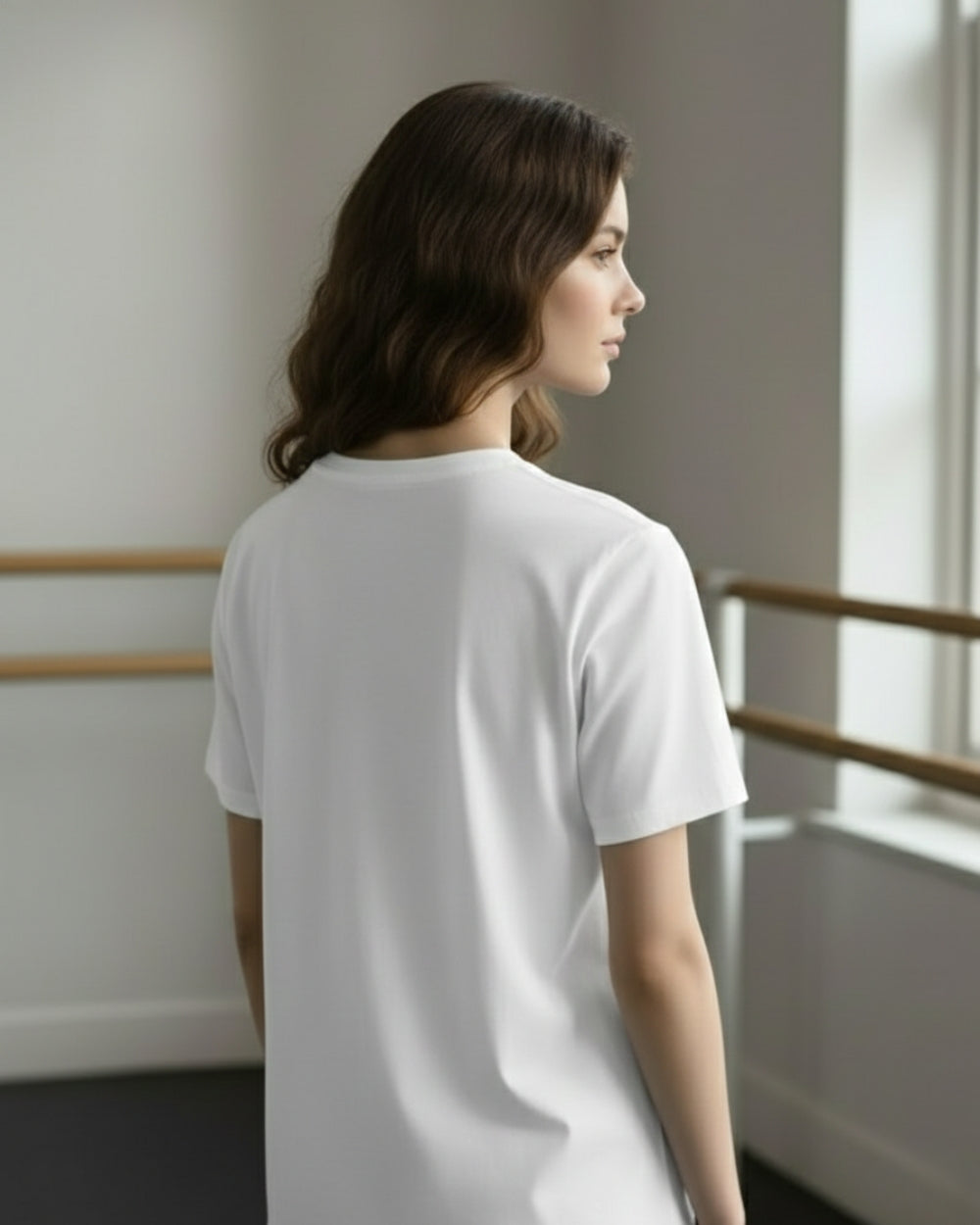 オーレント バレエ Tシャツ｜トラスト・ザ・プリエ aurent.｜trust the plié（White）