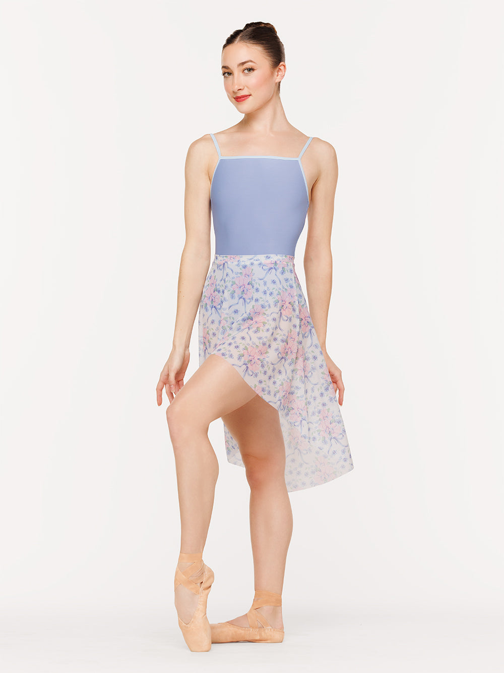 エレベ ダンスウェア ロング丈ハイロースカート Eleve Dancewear Long High-Low Skirt Encore Mesh RTW