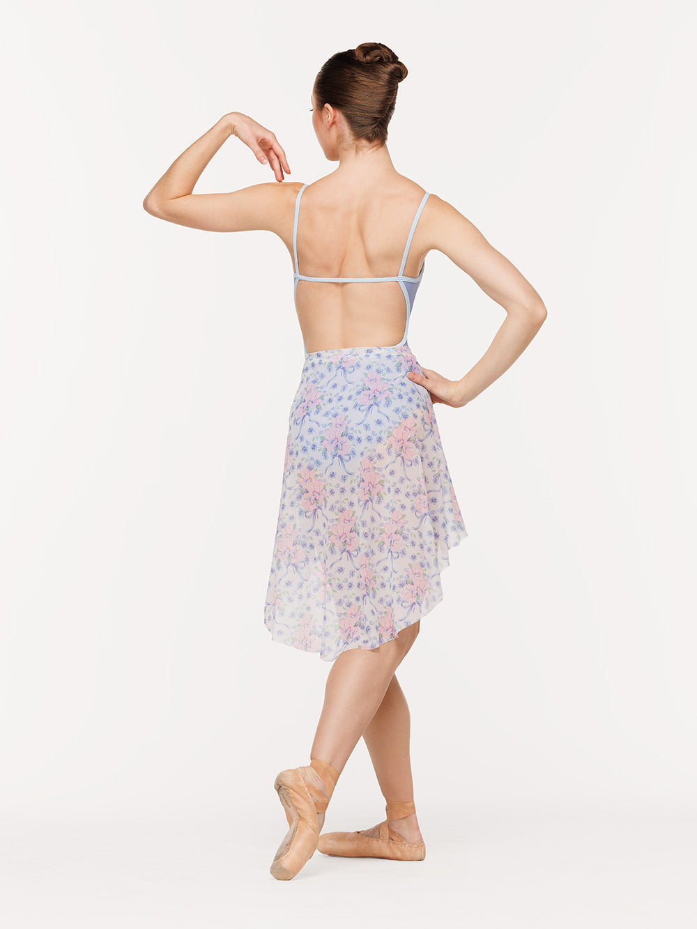 エレベ ダンスウェア ロング丈ハイロースカート Eleve Dancewear Long High-Low Skirt Encore Mesh RTW