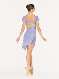 エレベ ダンスウェア バックタックスカート  Eleve Dancewear Back Tuck Skirt Twilight Mesh RTW