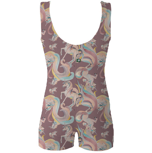 ラッキーレオ Luckyleo Unicorn Shine Shorts Unitard