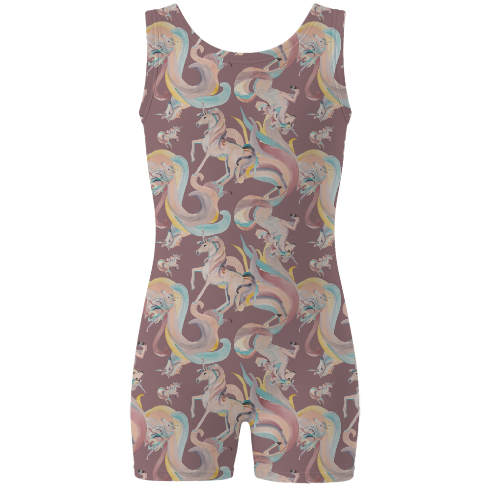 ラッキーレオ Luckyleo Unicorn Shine Shorts Unitard