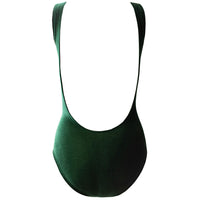 ラッキーレオ ノースリーブレオタード Luckyleo EMERALD VELVET ALLURE