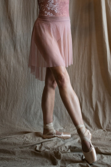 シャオシャオ アバ メッシュスカート 全5色 【大人】Xiaoxiao Ava Mesh Skirt - Mesh pull-up ballet skirt