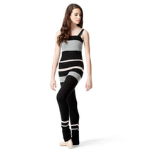 リュリ ストライプニットウォームアップキャミソールユニタード 【大人】 LULLI Striped Knitted Warm Up Camisole Unitard