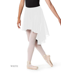 リュリ スカート 【大人】 全35色 LULLI Hight Low Ballet Mesh Skirt Lucrezia with elastic waistband LUB271