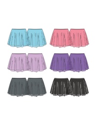 グリシコ バウンドレス コレクション ペリー メッシュスカート 【大人】全5色 Grishko Boundless Collection PERRY Mesh skirt