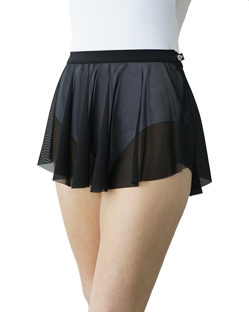 Jule Dancewear Meshie Skirt: Black ジュールダンスウェア メッシースカート ブラック