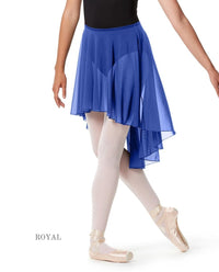 リュリ スカート 【大人】 全35色 LULLI Hight Low Ballet Mesh Skirt Lucrezia with elastic waistband LUB271