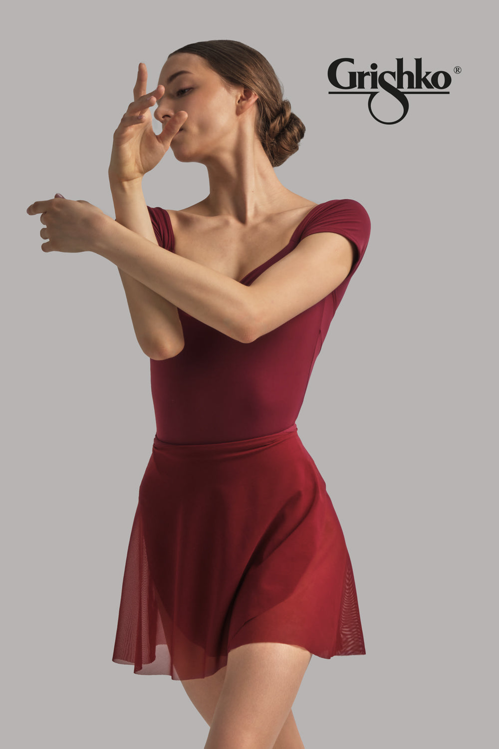 グリシコ クラシックエクセレンス エリカ キャップスリーブレオタード