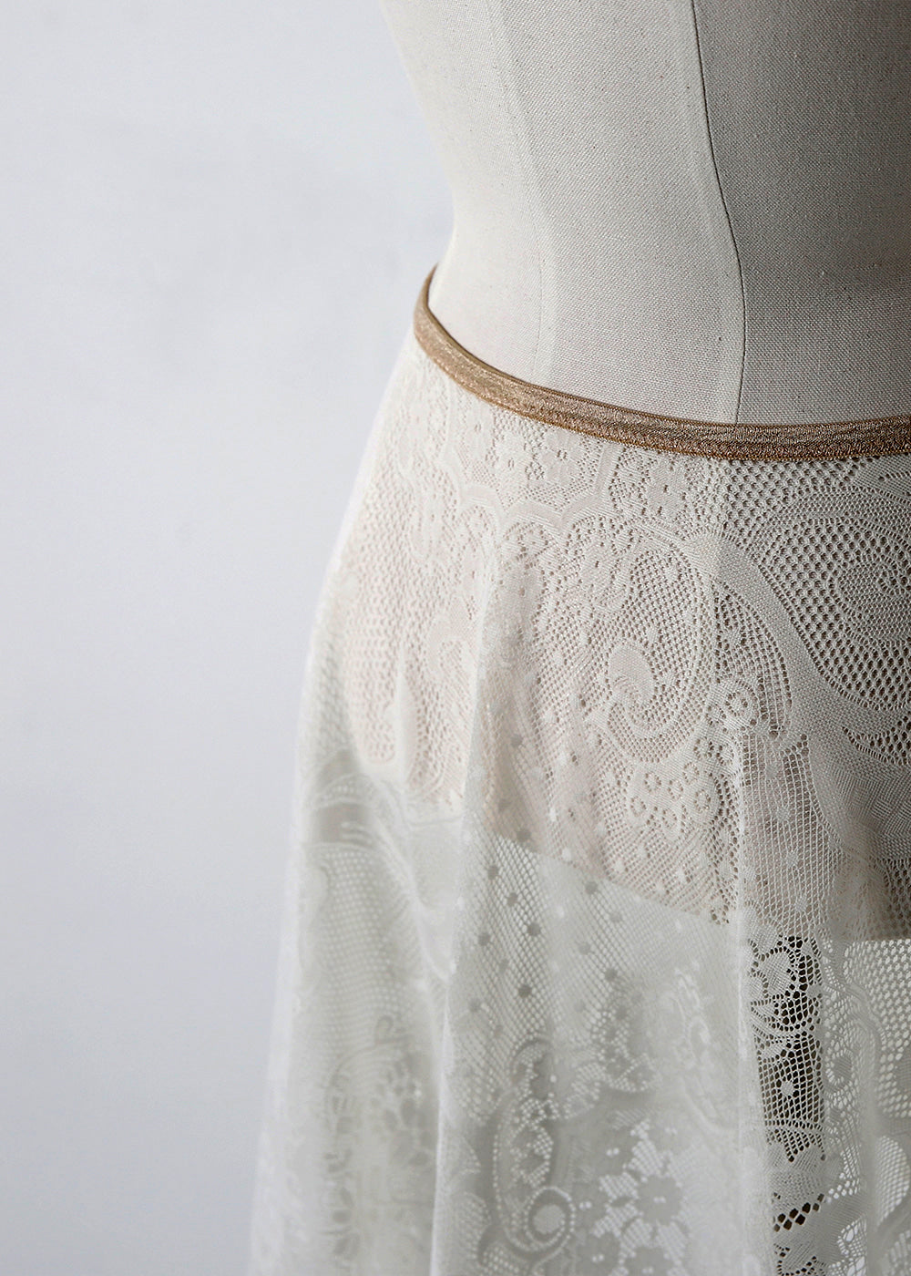 vintage lace skirt.