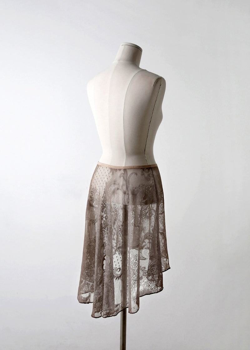 レヴダンス グレイス アンティークレーススカート モカ LEVDANCE grace antique lace skirt MOCHA