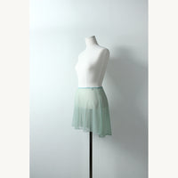 LEVDANCE haze mesh pull-on skirt VINTAGE GREEN レヴゥダンス ヘイズメッシュプルオンスカート ヴィンテージグリーン