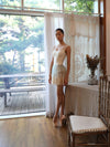 レヴダンス アンティークスカート ジェイドアイル ショート丈 35cm Mサイズ（在庫商品）LEVDANCE renée antique skirt JADE ISLE