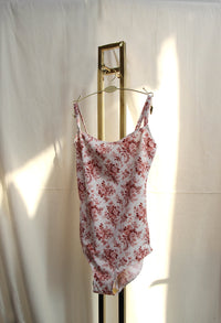 レヴダンス エミリー キャミソールレオタード トワルドジュイ レッド LEVDANCE emilie camisole leotard TOILE DE JOUY / RED