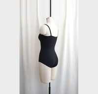 LEVDANCE emilie camisole leotard JET BLACK レヴゥダンス エミリー キャミソールレオタード ジェットブラック