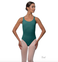 LULLI リュリ イヴェット ダブルストラップ キャミソールコットンダンスレオタード 【大人】 全20色 LUB206
