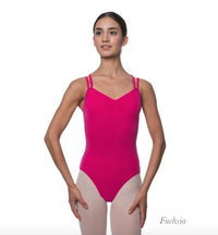 LULLI リュリ ララ キャミソールクリスクロス コットン ダンスレオタード 【大人】 全21色 LUB208