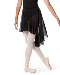 リュリ スカート 【大人】 全35色 LULLI Hight Low Ballet Mesh Skirt Lucrezia with elastic waistband LUB271