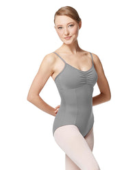 リュリ キャミソールレオタード ドルフィン 【大人】 全31色 LULLI Pinch Front Camisole Leotard Delphine With Bra Pockets