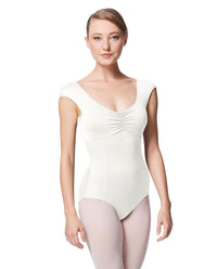 リュリ プリンセス キャップスリーブレオタード シナモン 【大人】 全31色 LULLI Princess Leo Cinnamon With Bra Pockets