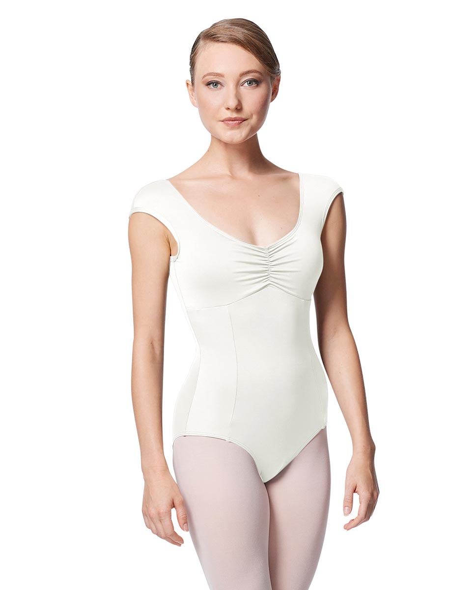 リュリ プリンセス キャップスリーブレオタード シナモン 【大人】 全31色 LULLI Princess Leo Cinnamon With Bra Pockets