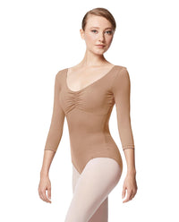 リュリ ロングスリーブレオタード カメリア 【大人】 全31色 LULLI Long Sleeve Leotard with Bra Pockets Camellia
