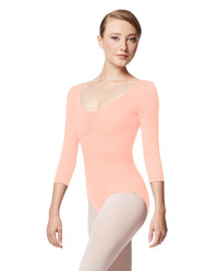 リュリ ロングスリーブレオタード カメリア 【大人】 全31色 LULLI Long Sleeve Leotard with Bra Pockets Camellia