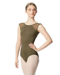 リュリ ヨークメッシュ キャップスリーブレオタード ニキータ 【大人】 全29色 LULLI Yoke Mesh Cap Sleeve Leotard Nikita