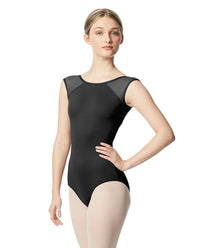 リュリ ヨークメッシュ キャップスリーブレオタード ニキータ 【大人】 全29色 LULLI Yoke Mesh Cap Sleeve Leotard Nikita
