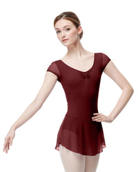 リュリ キャップスリーブ ドレスレオタード ソフヤ 【大人】 全29色 LULLI Cap Sleeve Dressed Leotard Sofya