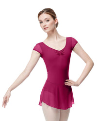 リュリ キャップスリーブ ドレスレオタード ソフヤ 【大人】 全29色 LULLI Cap Sleeve Dressed Leotard Sofya
