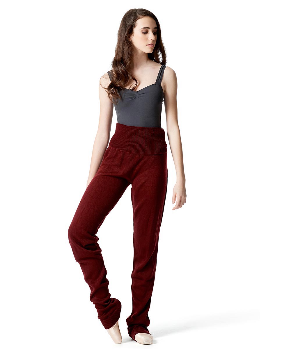 リュリ ニットハイウェストウォームアップルースパンツ 【大人】 LULLI Knitted High Waist Warm Up Loose Pants 全3色 LUB608