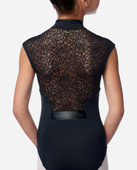 リュリ  ジップフロント ハイネック ダンスレオタード アリエラ 【大人】LULLI Womens Zip Front High Neck Dance Leotard Ariella  LUF671