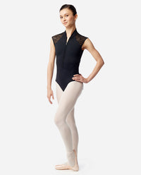 リュリ  ジップフロント ハイネック ダンスレオタード アリエラ 【大人】LULLI Womens Zip Front High Neck Dance Leotard Ariella  LUF671