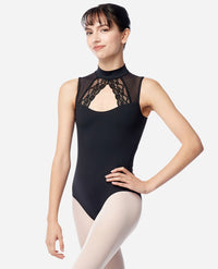 リュリ  モックネックジップバックレオタード ヴァレリー 【大人】LULLI Womens Mock Neck Zip Back Leotard Valerie  全6色 LUF680