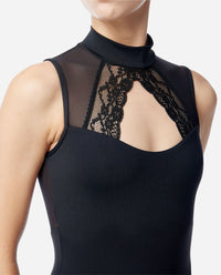 リュリ  モックネックジップバックレオタード ヴァレリー 【大人】LULLI Womens Mock Neck Zip Back Leotard Valerie  全6色 LUF680