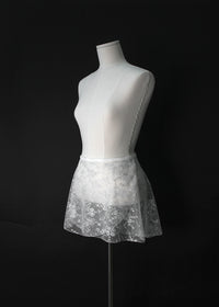 LEVDANCE josephine lace skirt WHITE レヴゥダンス ジョセフィン レーススカート ホワイト