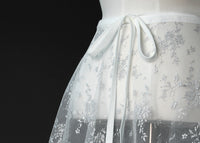 LEVDANCE josephine lace skirt WHITE レヴゥダンス ジョセフィン レーススカート ホワイト