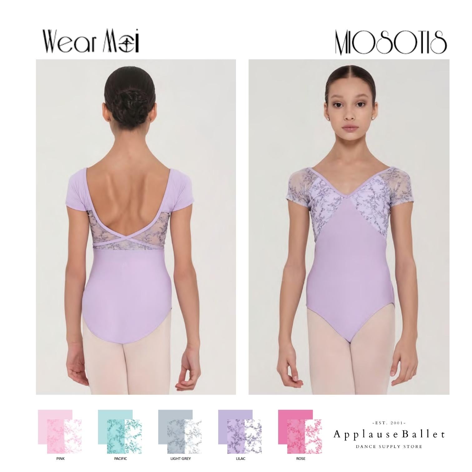 ウェアモア ミオソティス 半袖レオタード 全5色 Wear Moi MIOSOTIS