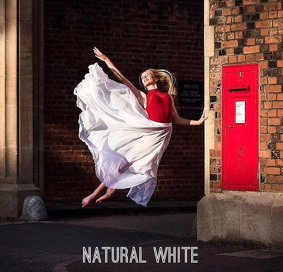 B.S.B.L Longer Full Circle Rehearsal Skirt Natural white ロング フルサークル リハーサルスカート ナチュラルホワイト 69cm, 76cm, 81cm, 89cm