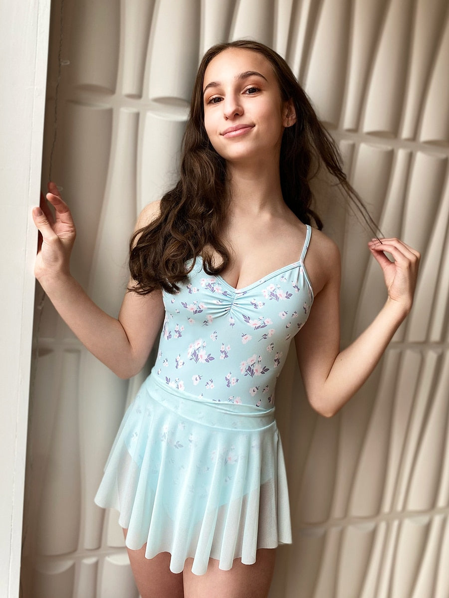 Eleve Dancewear Hipster Skirt Powder Blue RTW エレベ ダンスウェア