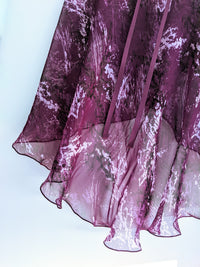 B.S.B.L Wrap Skirt 'Pasha Purple' バレエ巻きスカート 28cm, 33cm, 40cm, 48cm, 61-66cm